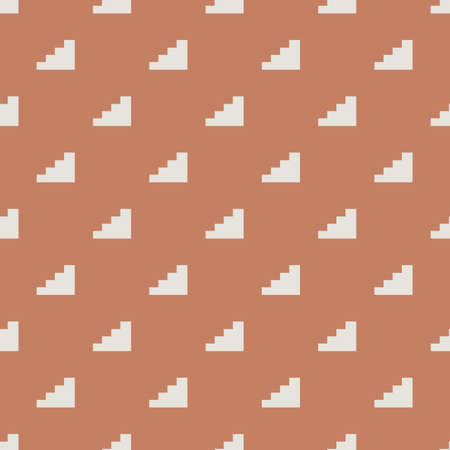 Vector abstract seamless pattern. Geometric elements in Boho style. Good for wall decoration, postcard or brochure cover design. Minimalist Mid century modern shapes.のイラスト素材