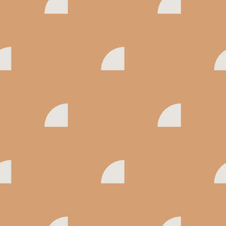 Vector abstract seamless pattern. Geometric elements in Boho style. Good for wall decoration, postcard or brochure cover design. Minimalist Mid century modern shapes.のイラスト素材