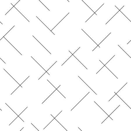 Boho seamless pattern in a minimal mid century modern style. Celestial geometry Vector texture...