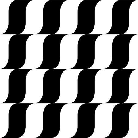 Boho seamless pattern in a minimal mid century modern style. Celestial geometry Vector texture design. Geometric black and white background for cosmetics, tattoo, Spa, social media.のイラスト素材