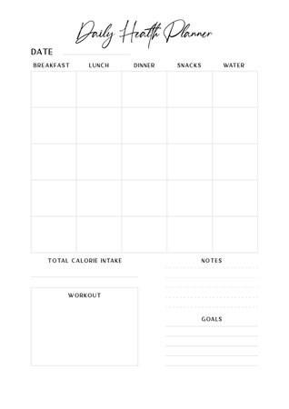 Printable vector planner. Modern business organizer template. Blank Vertical journal notebook page. Background design frame. Paper sheet size A4.Checklist,date,notes, habit tracker.のイラスト素材