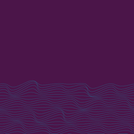 Metaverse seamless vector pattern. Wavy lines endless futuristic abstract background. 3d reality future banner concept. Psychedelic geometric optical illusion texture. Technology business template.のイラスト素材