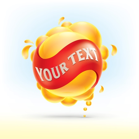 Business Abstract Bubble icon  Corporate, Media, Technology  Logo design templateのイラスト素材