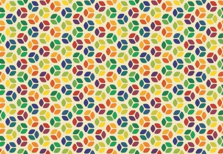 Colorful Cells Seamless Background のイラスト素材