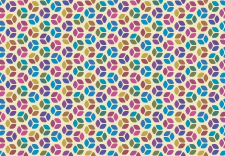 Colorful Cells Seamless Background のイラスト素材