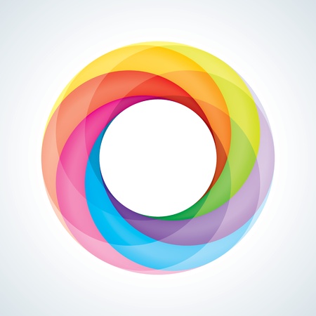 Abstract Infinite Loop Sign Template  Corporate Icon  6 Pieces Shape  EPS10のイラスト素材