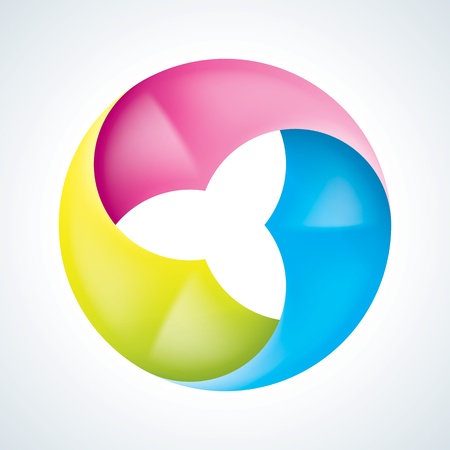 Abstract flower signs  Corporate icons  EPS10のイラスト素材