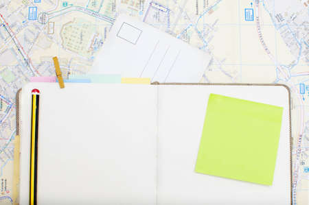 Travel Diaryの写真素材