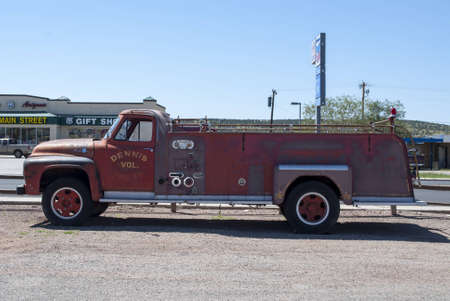 classic fire truckのeditorial素材