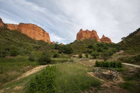 Las Medulas, Old gold Mineの写真素材