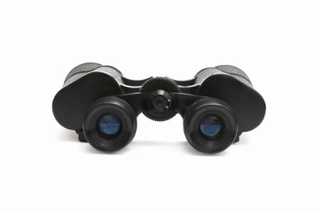 Binoculars isolated on white backgroundの写真素材