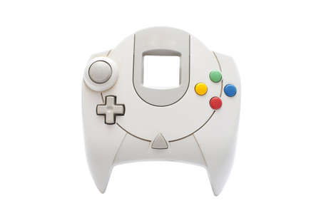 Classic Gamepad isolated on white backgroundの写真素材