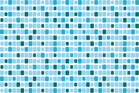 nice illustration of blue mosaic isolated on white backgroundのイラスト素材