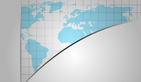 Vector moder background with world map. Can be used as background, layout or template for your business.のイラスト素材