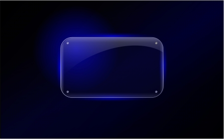 Beautiful vector glossy glass frame. Can be used for banner, frame, icon, template, layout, website. Looks so realistic.のイラスト素材