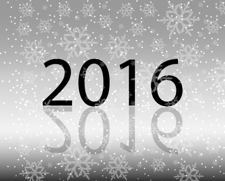 2015-2016 change represents the new year 2016. New year 2016 Text Design.のイラスト素材