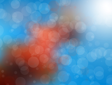 blurred circle abstract background with bokeh light circlesのイラスト素材