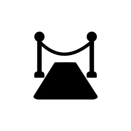 red carpet event icon vectorのイラスト素材