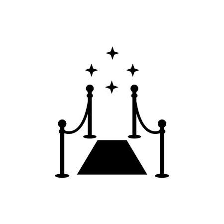red carpet event icon vectorのイラスト素材