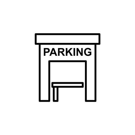 parking icon vectorのイラスト素材