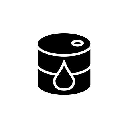 oil barrel icon vectorのイラスト素材