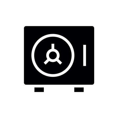 money safe icon vectorのイラスト素材