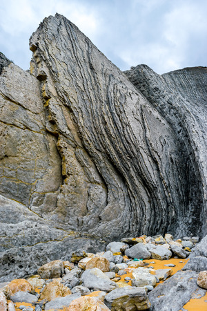 In a flysch layers of hard rocks (limestones, slates and sandstones) are alternated with layers of...