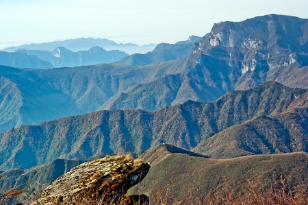 China Hubei Shennongjia Mountains landscapeの写真素材