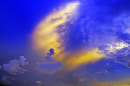 Sky sunset background pictureの写真素材