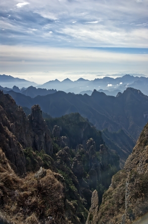 Shennongjia mountains beautiful landscapeの写真素材