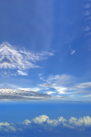 Sky cloud background imageの写真素材