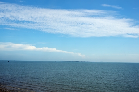 Background image of  sky and  sea の写真素材