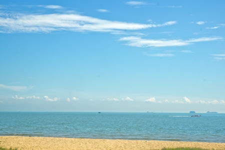 Background image of  sky and  sea の写真素材