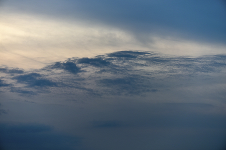 Blue Sky  and cloudsの写真素材