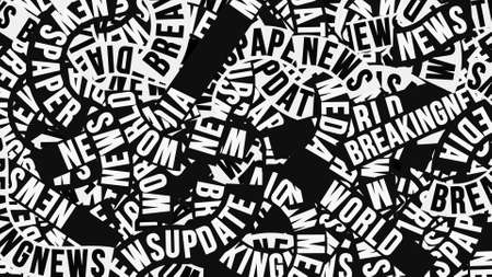 Titles Newspaper Letters. background breaking news.の写真素材