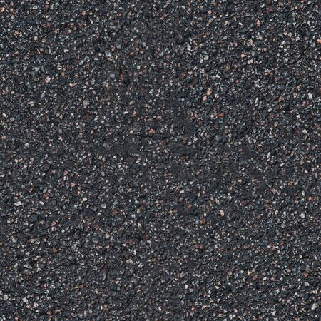 Seamless pattern of detailed texture of asphalt concrete pavement. Artificial building material of a specially prepared mixture of crushed stone, sand and bitumen for coating roads of airfields.の写真素材