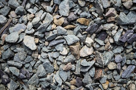 Gravel texture. Background image. Photo close up.の写真素材