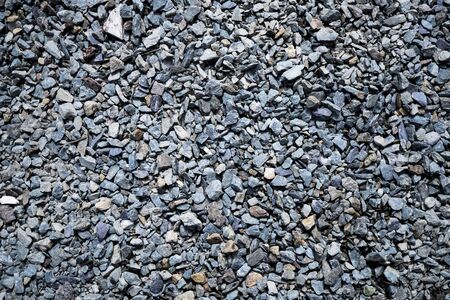 Gravel texture. Background image. Photo close up.の写真素材
