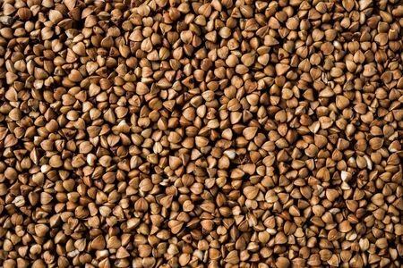 Buckwheat texture. Background image of buckwheatの写真素材