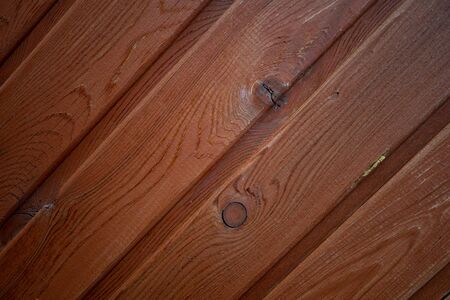 Mahogany texture. Wooden plank. Wall made by wood. Background image of the wall of a wooden house. Fiber wood. A closeup. Background for text. Space for text. Top view. Desktop wallpaper.の写真素材