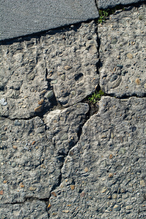 Heterogeneous texture of concrete surface close-up.の写真素材