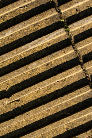Detailed texture of paving slabs close up