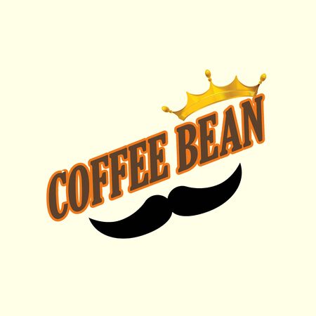 coffee bean logoの写真素材