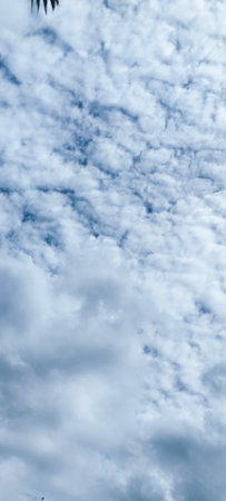 blue sky with cloud closeup, beautiful nature background with copy space