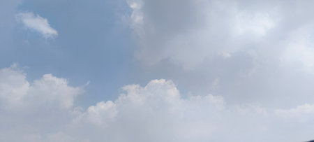Clouds in the blue skybe used as background.