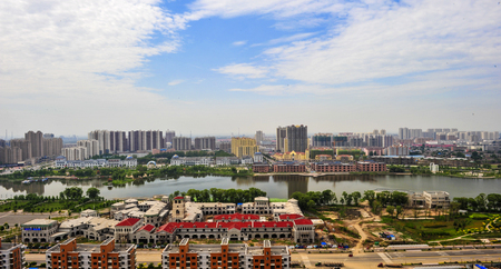 Urban city park landscapeの写真素材