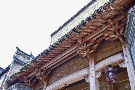 Rural characteristic architectural scenery, Wuyuan, Shangrao, Jiangxi, China