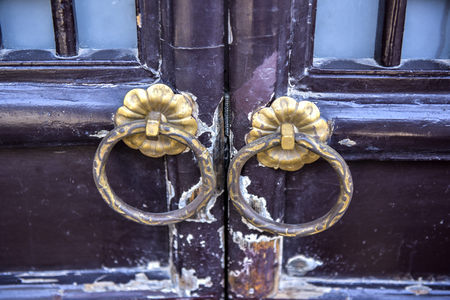 The Door Ring of Chinese Ancient Architectureの写真素材