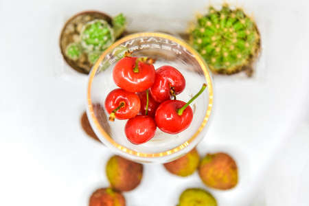 Still life in white background