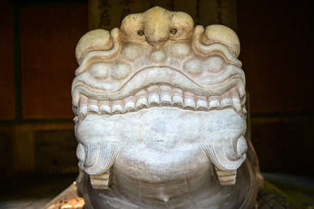 Ancient Chinese architectural complex, located in Zunhua City, Hebei Province, Chinaのeditorial素材